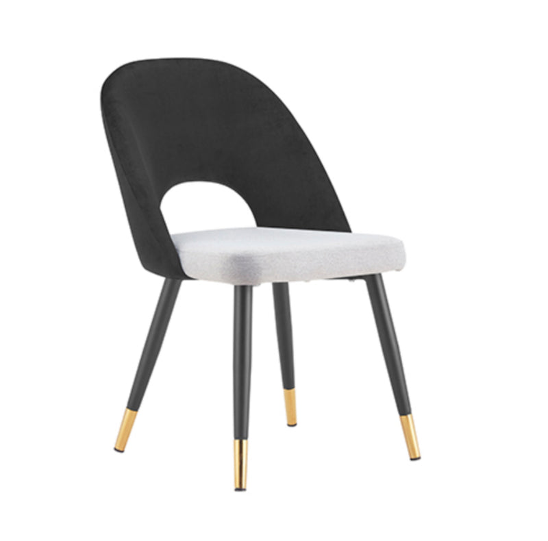 SILLA THIAGO VELVET NEGRO